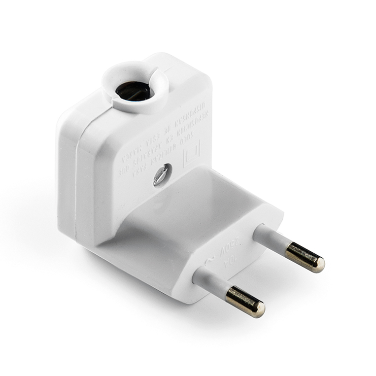 Clavija  salida lateral 10A