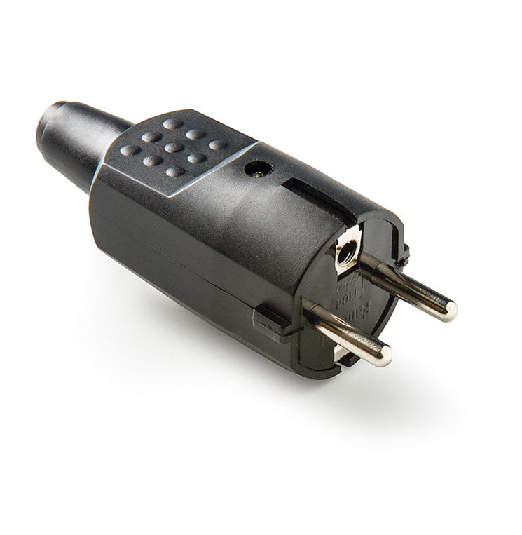 Clavija  PVC goma 16A