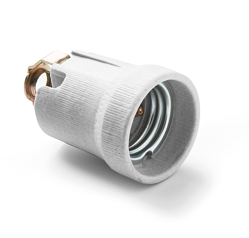 Portalámparas cerámica E-27