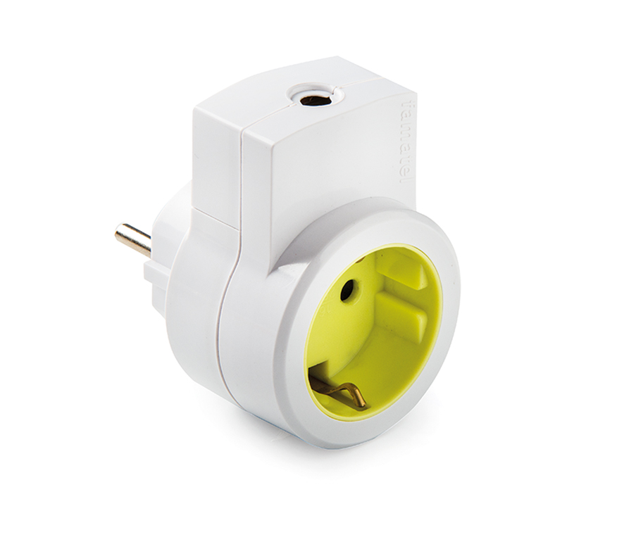 Adaptador con salida cable lateral