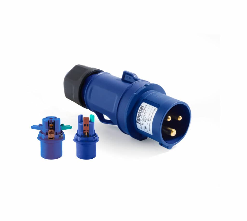 Clavijas moviles 16A IP54 Conexión Rápida