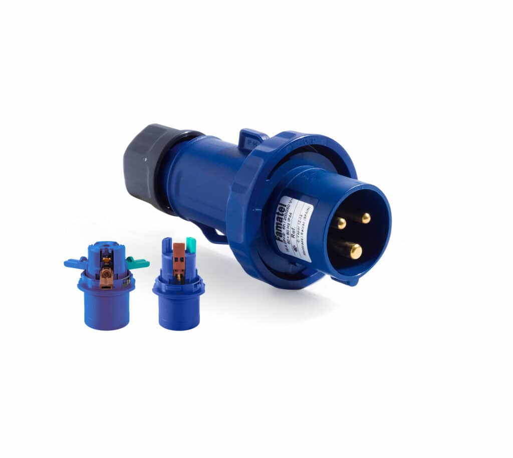 Clavijas moviles 16A IP67 Conexión Rápida