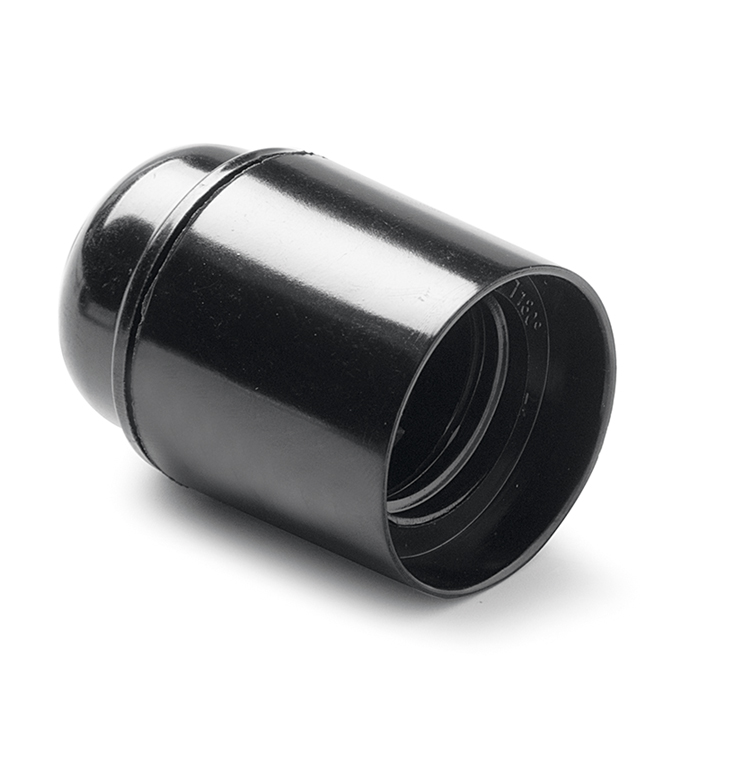 Portalámparas baquelita liso E-27