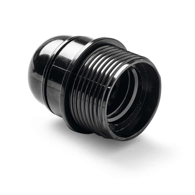 Portalámparas baquelita roscado E-27