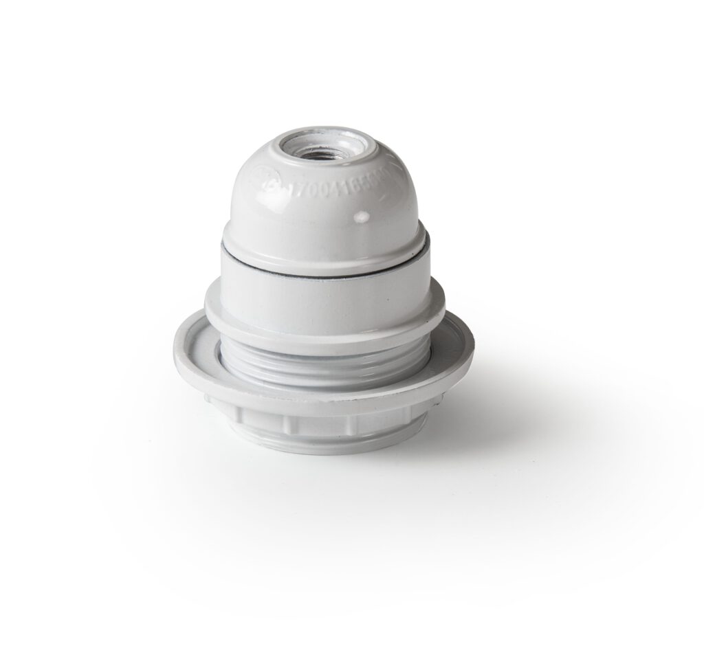 Portalámparas baquelita roscado E-27