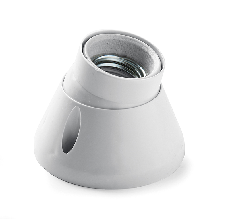 Portalámparas zócalo orientable 360º E-27