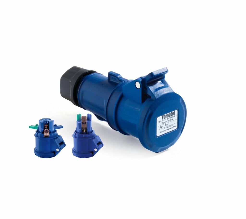 Bases moviles 16A IP54 Conexión Rápida