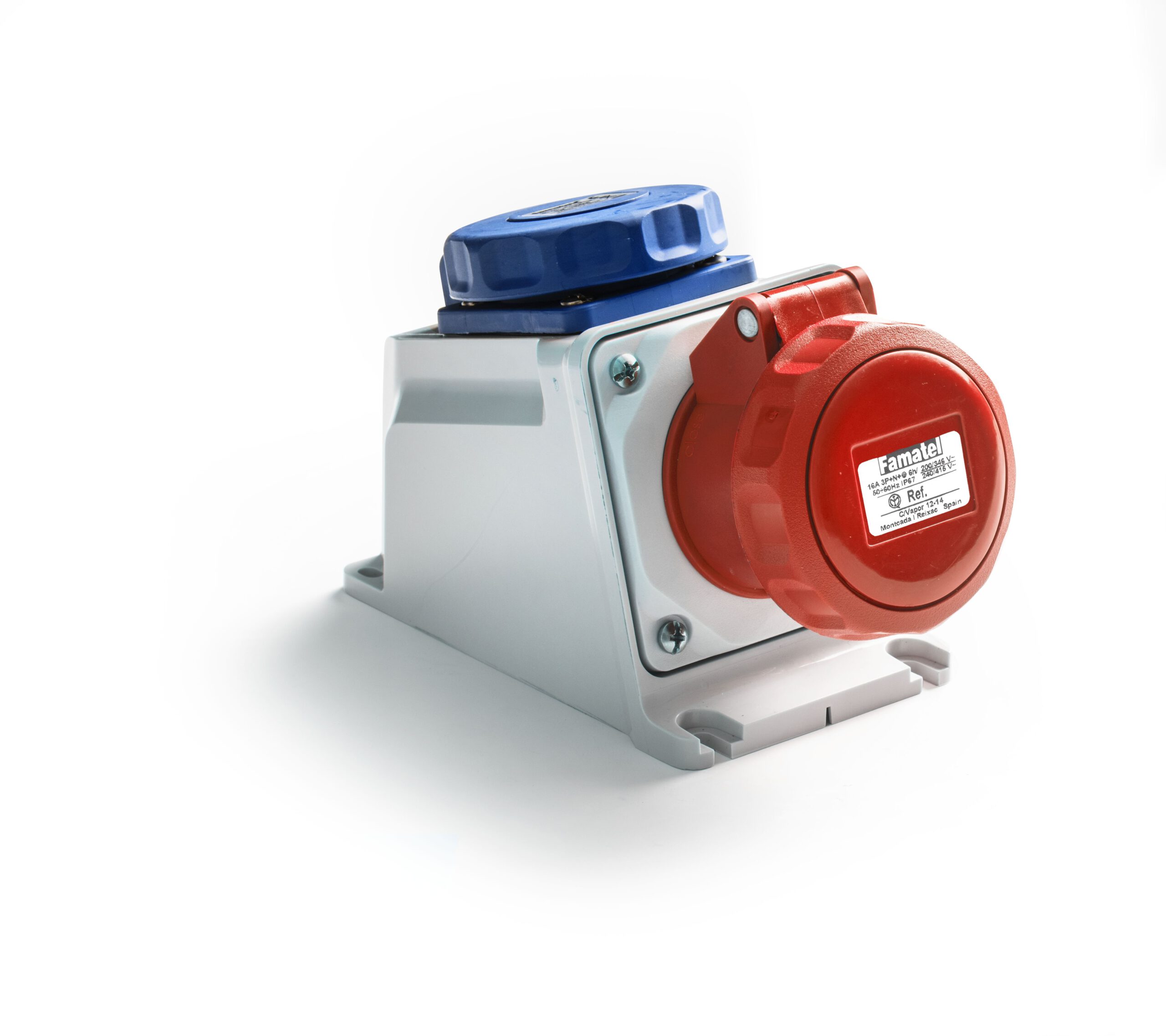 Bases COMBO superficie + schuko 32A IP67