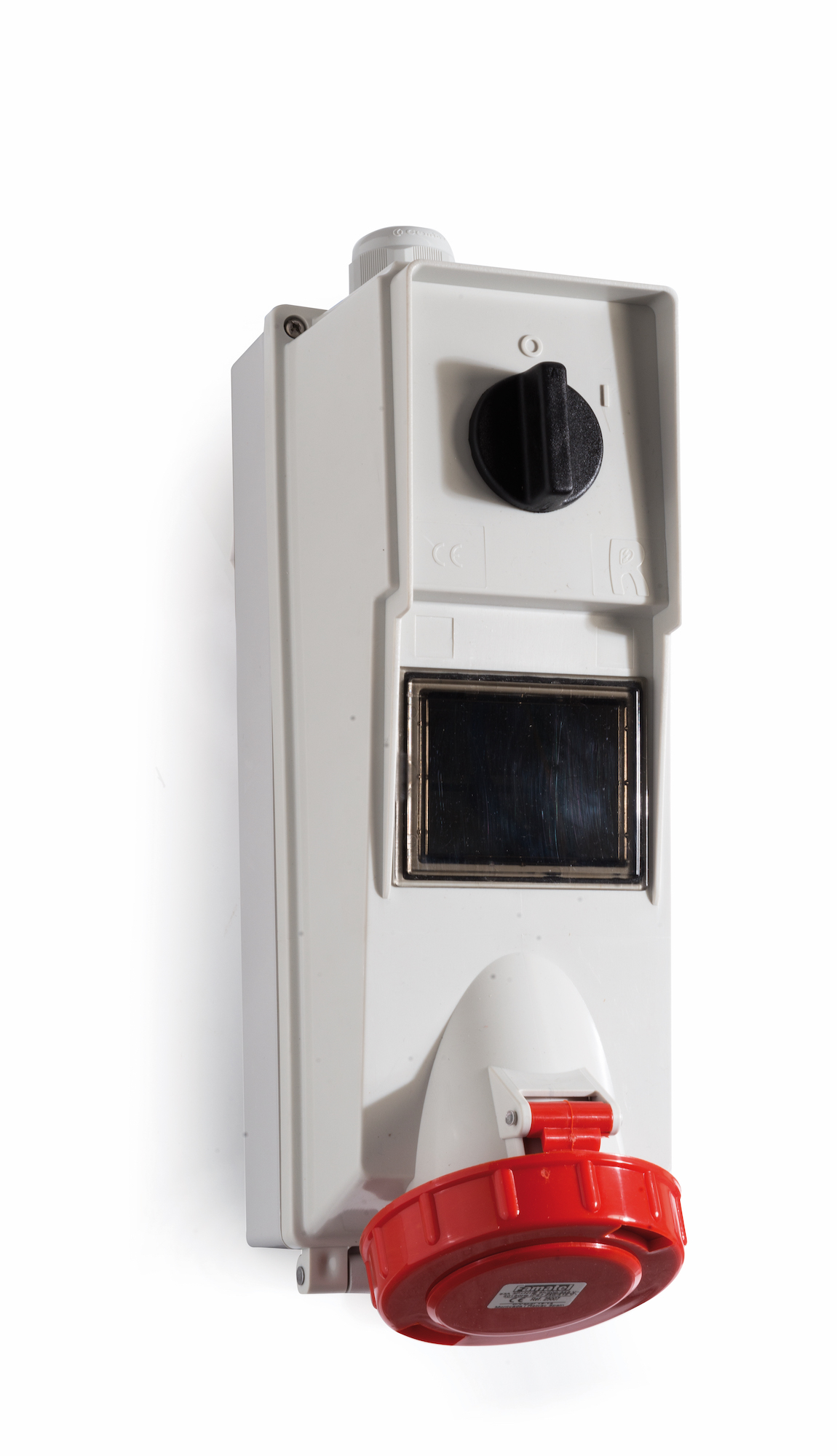 Base interblocante superficie con carril DIN 63A IP67