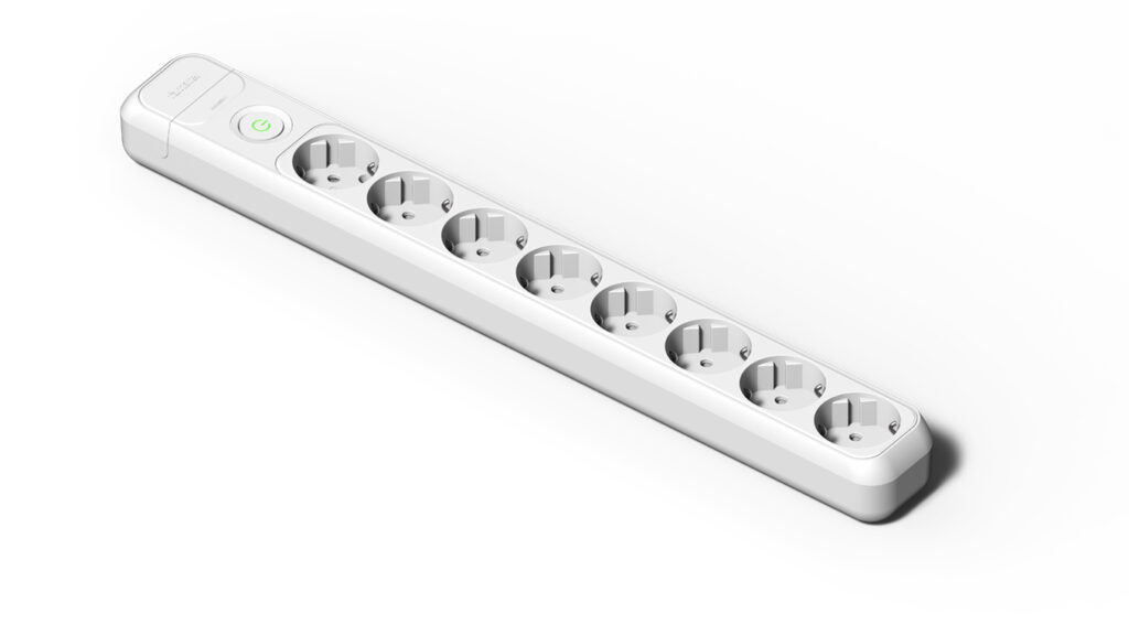 Base 8 tomas 16A e interruptor