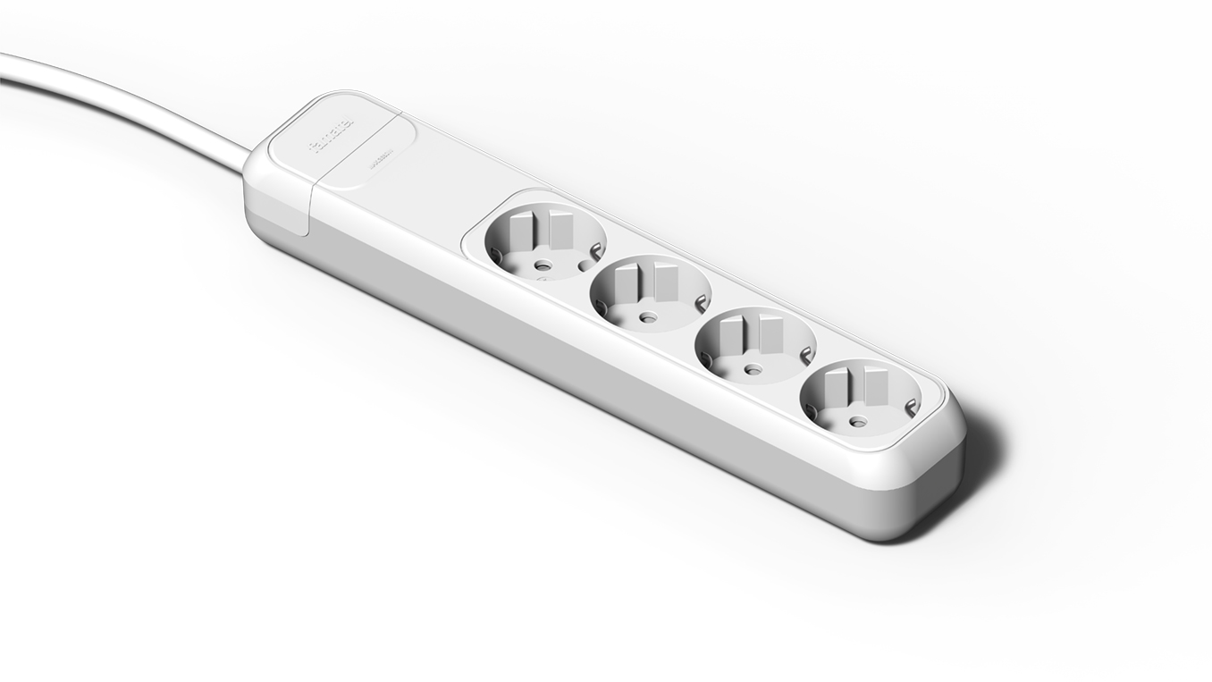 Base 4 tomas 16A + 1.5m m cable