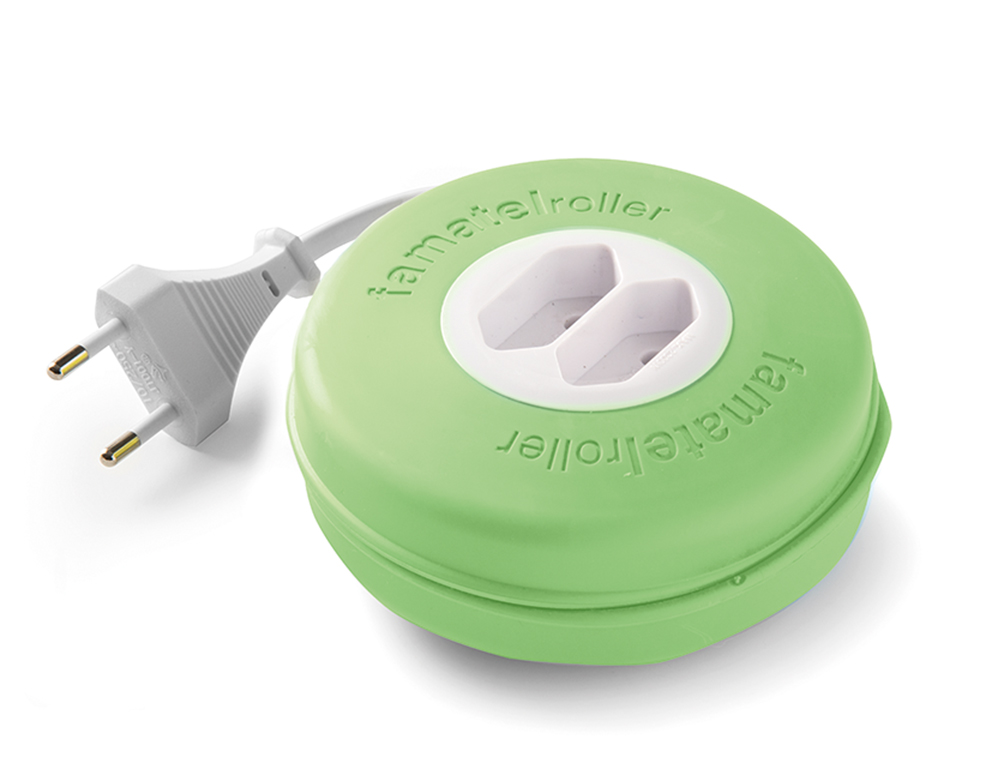 Roller 2 tomas  y 3m. de cable