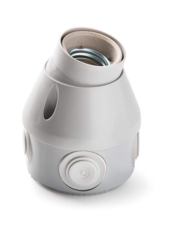 Caja portalámparas 4 conos IP20