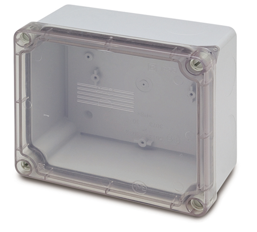 Caja estanca tapa transparente IP55