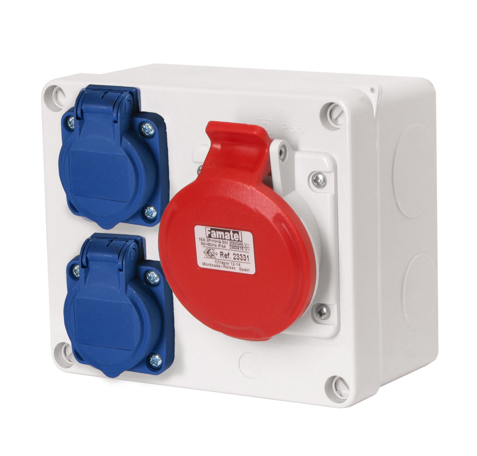 Caja estanca cableada  IP44