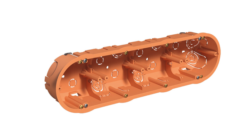 Caja para 4 mecanismos