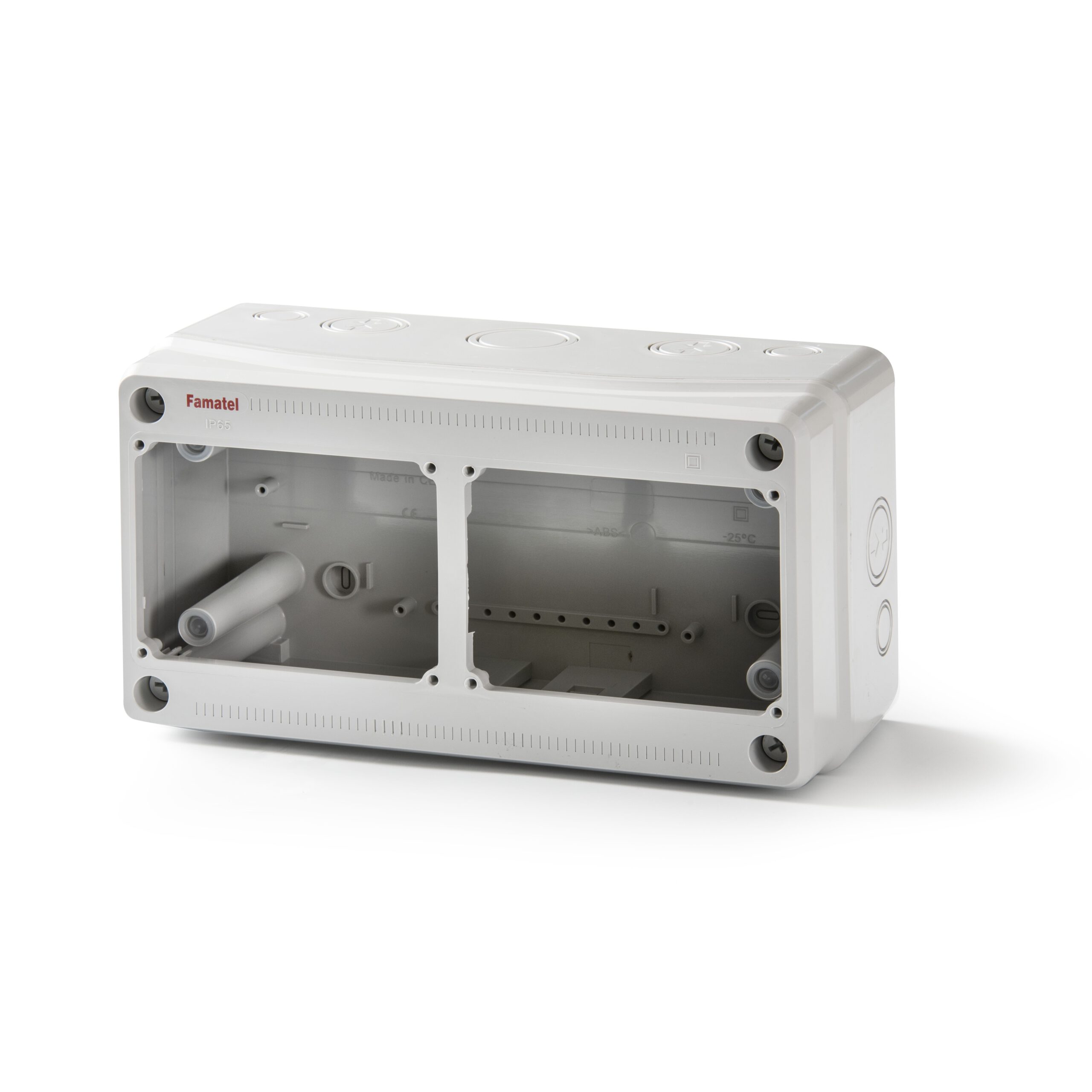 Envolvente pretroquelada para 2 bases interblocantes