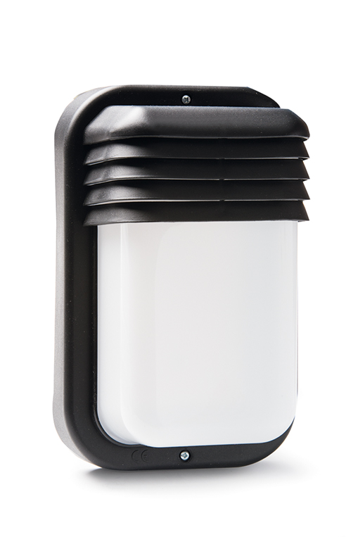 Aplique vertical IP44 negro