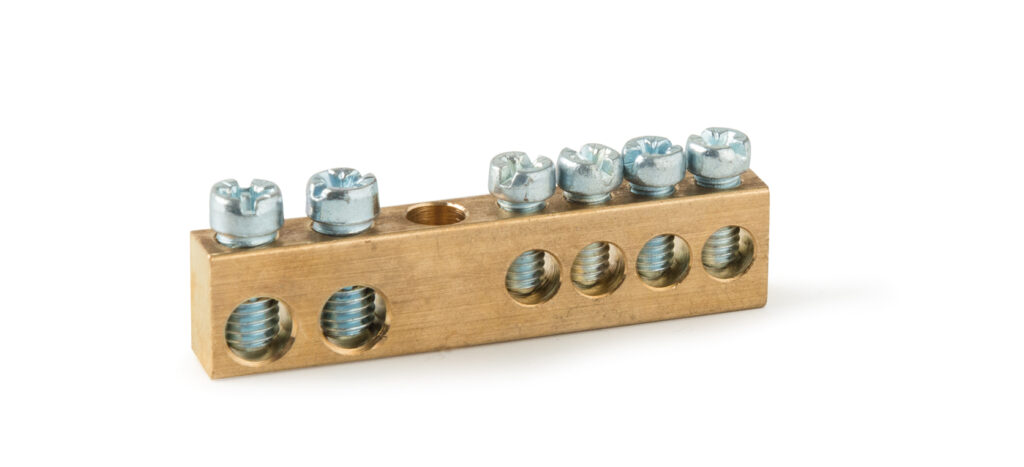 Regleta de neutro y tierra