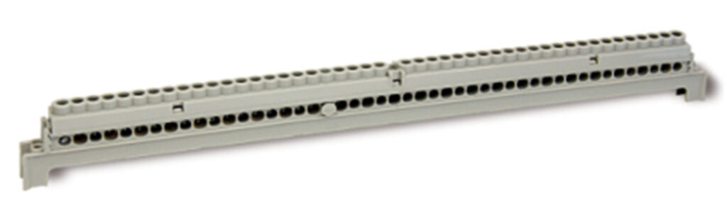 Soporte rail + 2 terminales