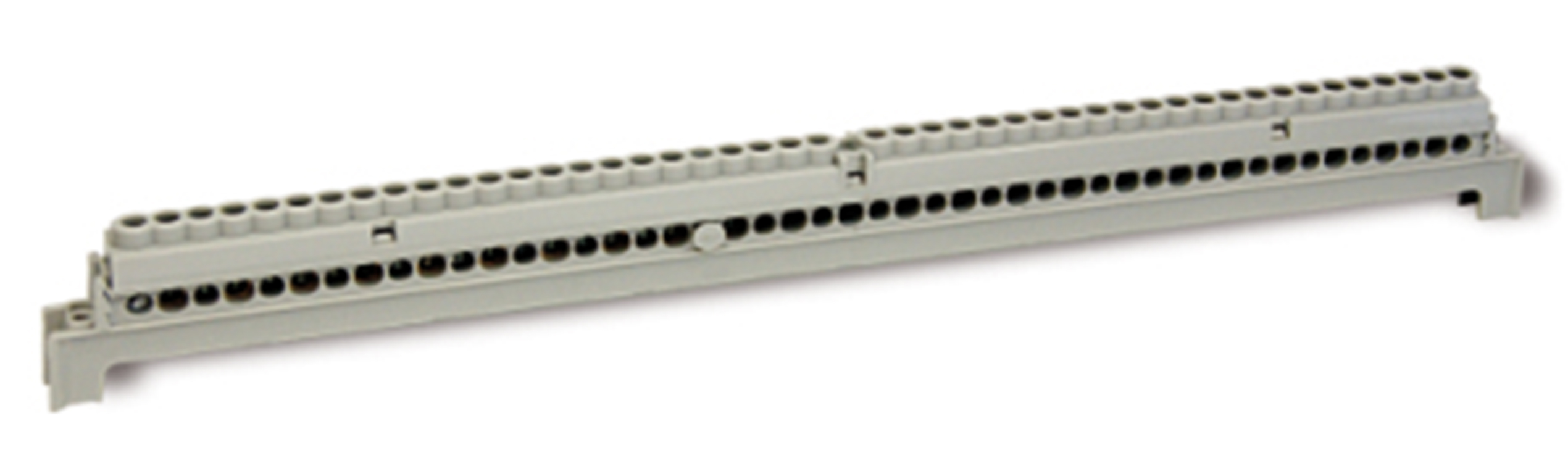 Soporte rail + 2 terminales